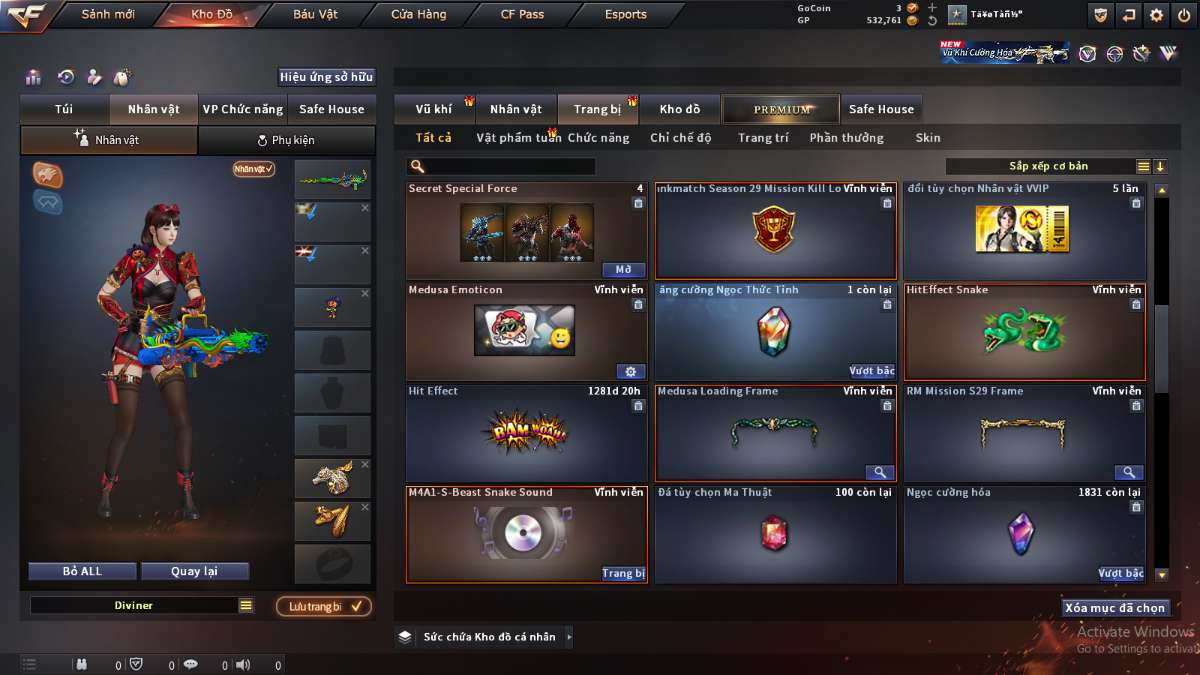 shop acc cf uy tin gia re